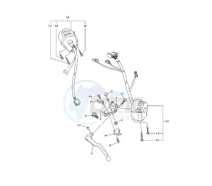 XJ6-N SP 600 drawing HANDLE SWITCH  LEVER