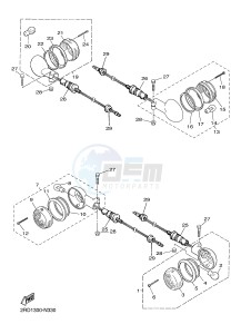 SR400 (2RD1) drawing FLASHER LIGHT