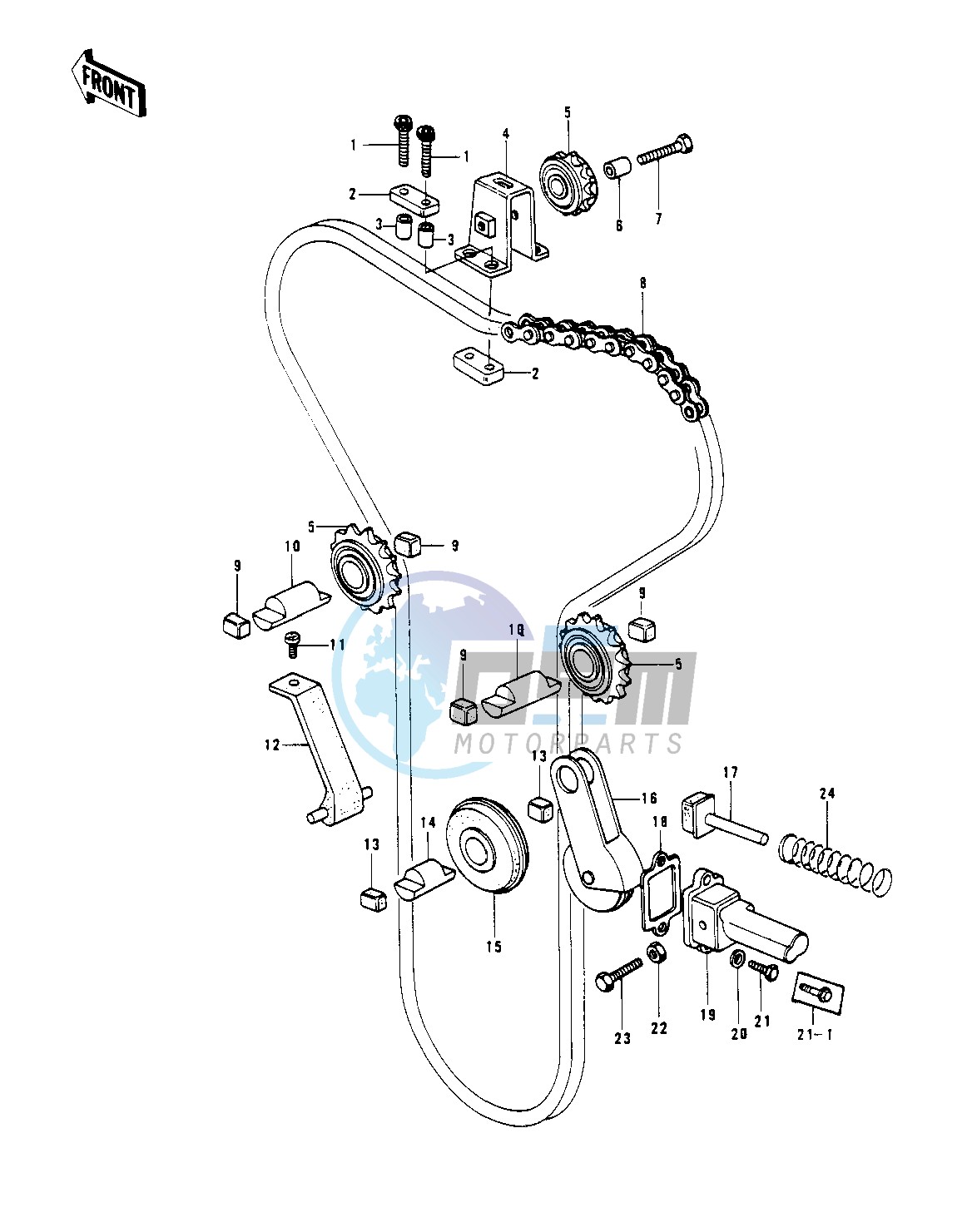 CAM CHAIN_TENSIONER -- 78 C1_C1A- -