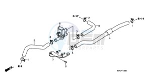 XL125VA EU / CMF - (EU / CMF) drawing AIR INJECTION CONTROL