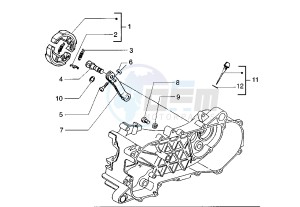 Runner VX-VXR 125-180 125 drawing Rear brake lever