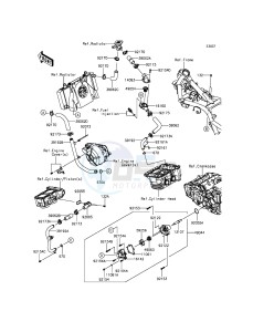 NINJA 300 ABS EX300BGFA XX (EU ME A(FRICA) drawing Water Pipe