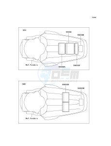 KX 85 A [KX85 MONSTER ENERGY] (A6F - A9FA) A7F drawing LABELS-- A6F_A7F- -