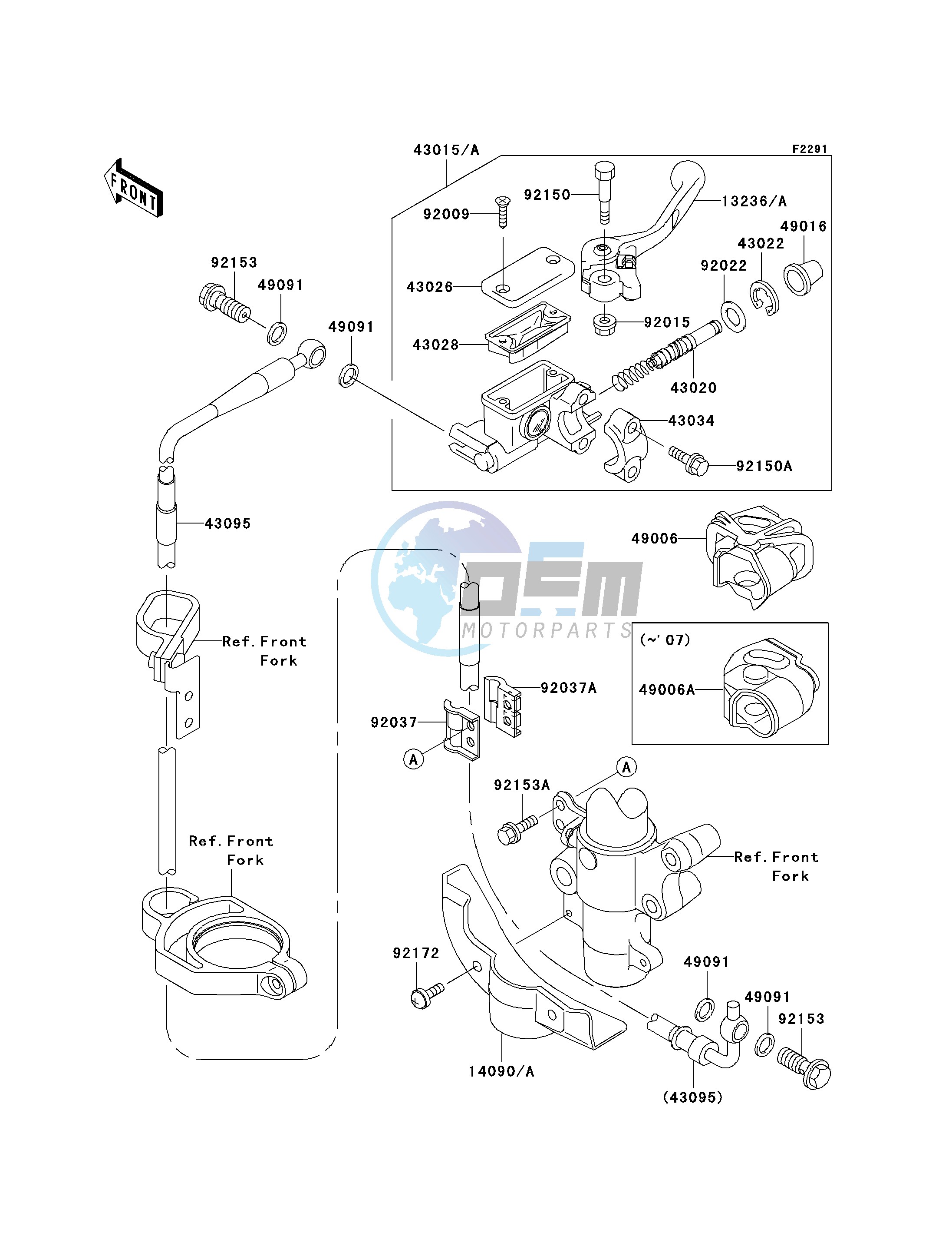 FRONT MASTER CYLINDER