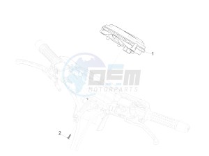 GTS SUPER- SUPER SPORT 150 4T 3V IE ABS E3-E4 (APAC) drawing Meter combination - Cruscotto