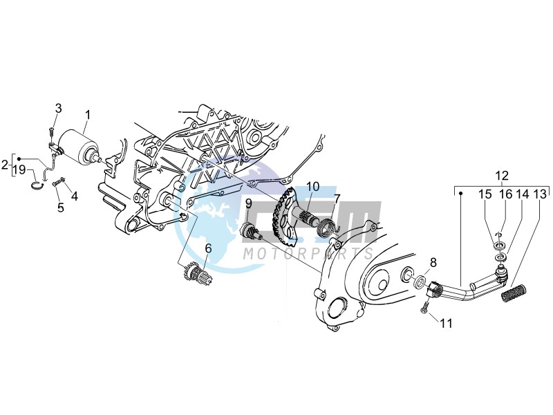 Starter - Electric starter