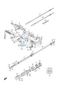 DF 8A drawing Tiller Handle