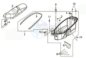 JOYRIDE 125 drawing HELMET BOX