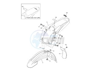 YZ LC 250 drawing FENDER