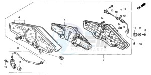 VFR800 drawing METER