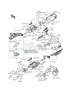 NINJA H2 ZX1000NGF XX (EU ME A(FRICA) drawing Side Covers/Chain Cover