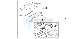 SH125B drawing KIT SECURI TY SYSTEM