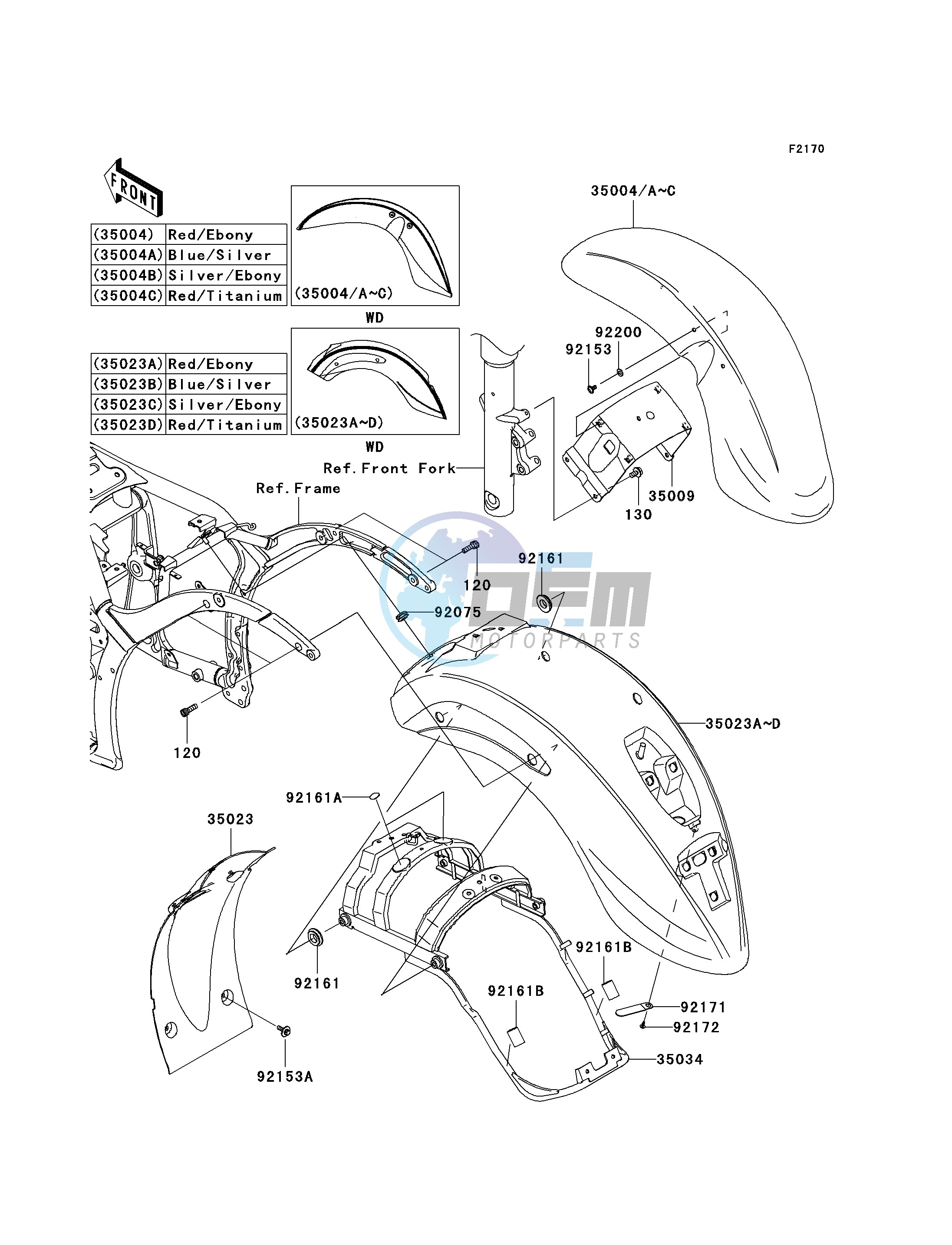 FENDERS --  - JKAVN2D1 7A011496- -