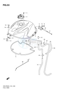 GSX-R600 (E21) drawing FUEL TANK (GSX-R600UFL1 E21)