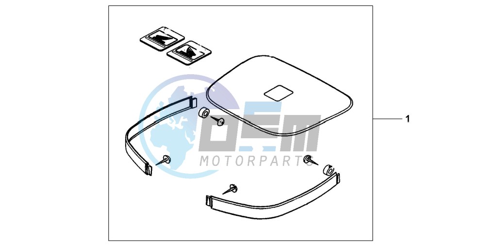 TOP BOX PANEL KIT