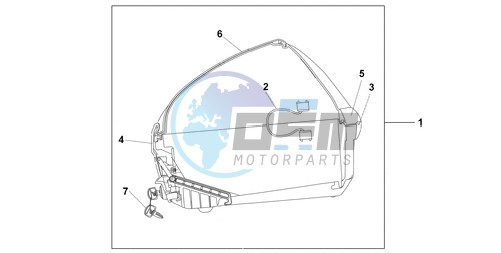 45L TOP BOX NIGHTSTAR BLACK