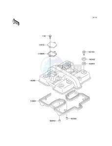 ER 500 A [ER5] (A3-A4) [ER5] drawing CYLINDER HEAD COVER