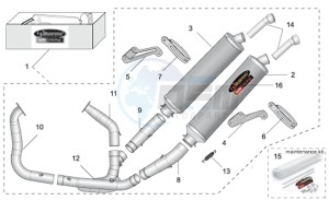 RSV 1000 Tuono drawing Acc. - Performance parts II