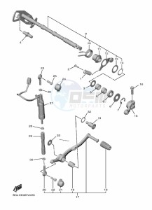 YZF1000 YZF-R1 (B3L7) drawing SHIFT SHAFT