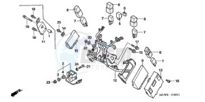 VFR800A9 ED / ABS MME TWO drawing COWL STAY (VFR800A)