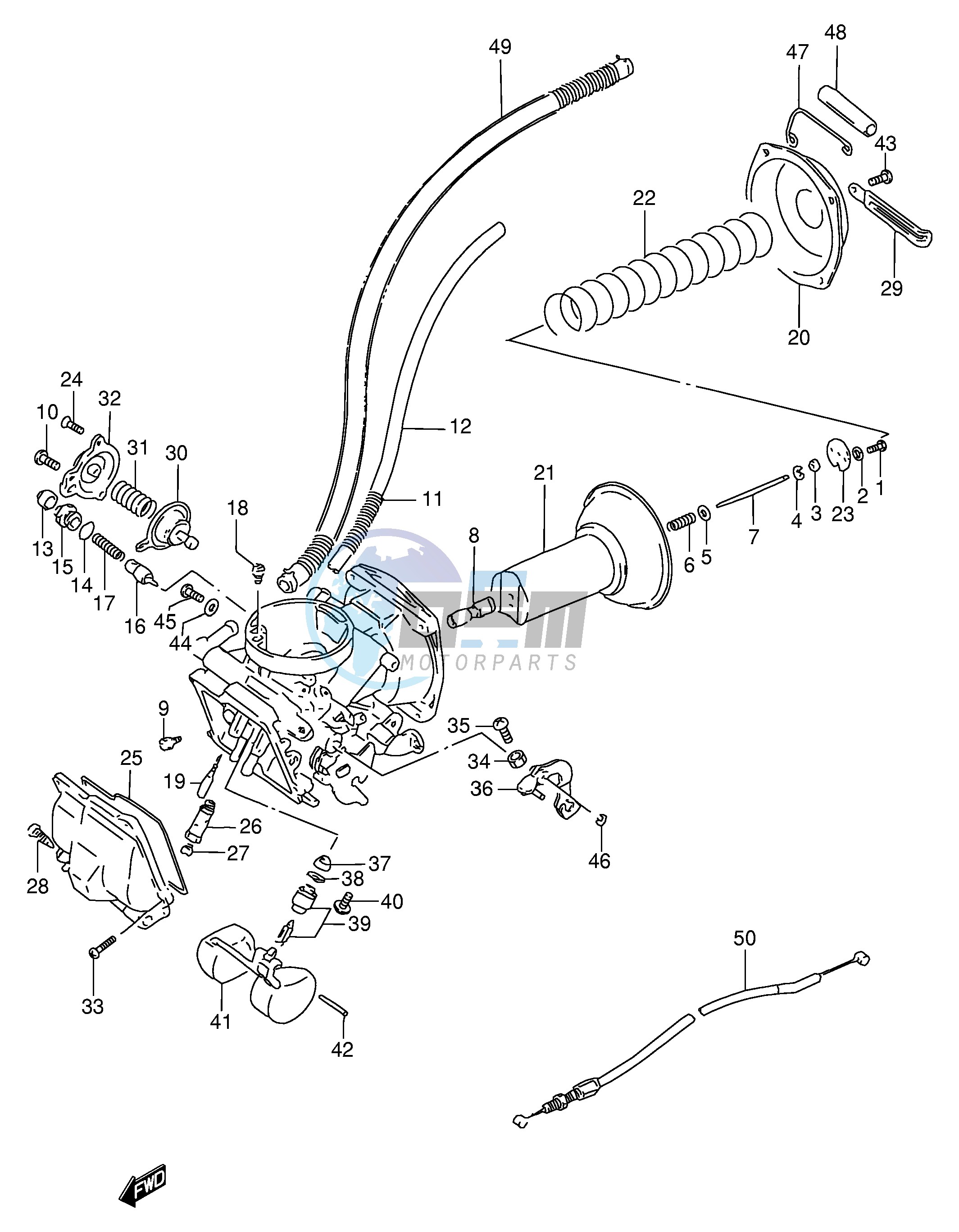 CARBURETOR (FRONT:E18)