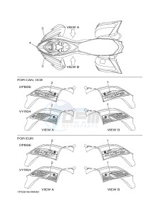 YFM700R YFM700RE RAPTOR 700R (1PE6 1PE7 1PE8) drawing GRAPHICS