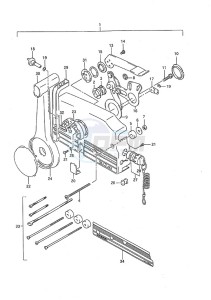 DT 8c drawing Remote Control (1988 to 1992)