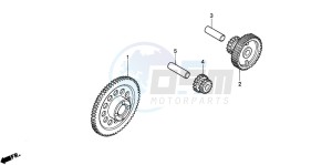 CG125ES drawing STARTING CLUTCH