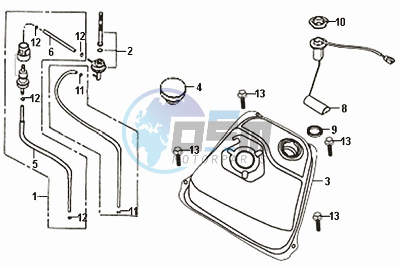 FUEL TANK - FUEL CUT