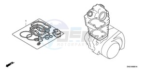 TRX420FPMA U / PS 4WD drawing GASKET KIT A