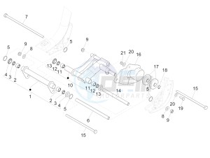 Liberty 150 iGet 4T 3V ie ABS (EMEA) drawing Swinging arm