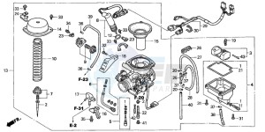 NSS250 drawing CARBURETOR