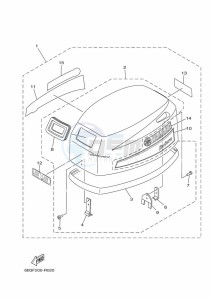 E15DMHL drawing FAIRING-UPPER