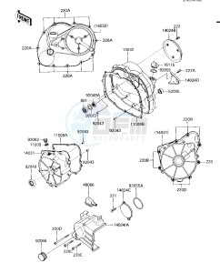 KLT 185 A [KLT185] (A1-A2) [KLT185] drawing ENGINE COVERS