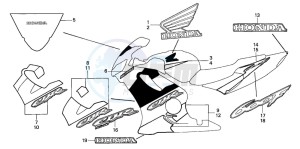 CBR600F4 drawing STRIPE (CBR600F2-3)