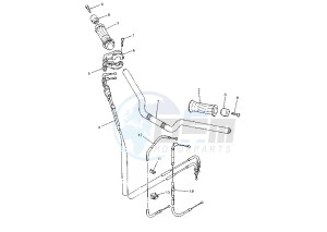 FZS FAZER (FZS600S) 600 drawing STEERING HANDLE -CABLE