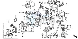 VT600C 400 drawing BATTERY