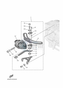 F20GMH drawing TILLER-HANDLE