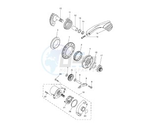 NS AEROX NAKED 50 drawing STARTER