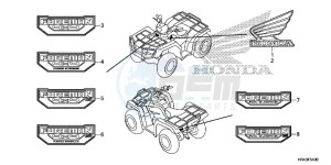 TRX500FE2E TRX500FE2 Europe Direct - (ED) drawing MARK