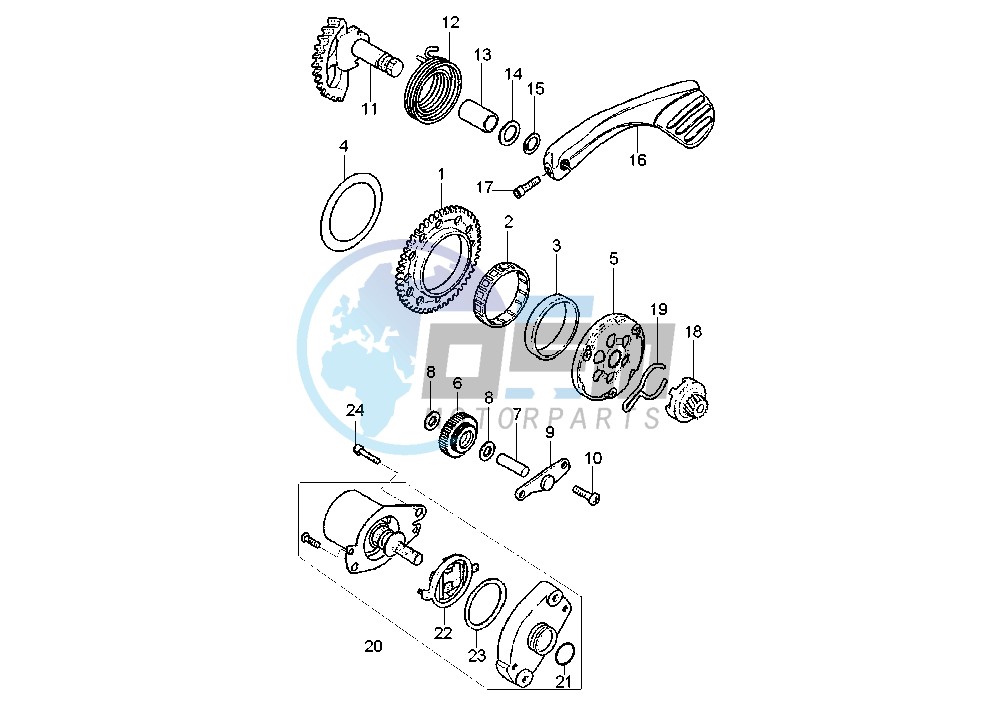 KICK STARTER GEARS