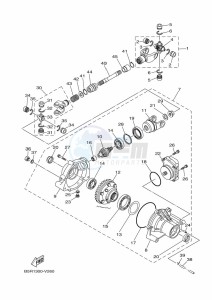 YFM450FWBD KODIAK 450 EPS (BEYK) drawing FRONT DIFFERENTIAL