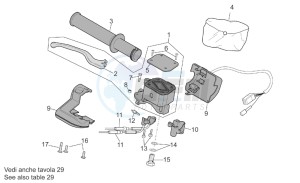 Scarabeo 500 drawing RH controls