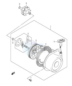 LT-A700X (E28-E33) drawing RECOIL STARTER