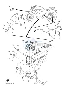 XJ6NA 600 XJ6-N (NAKED, ABS) (36BF 36BG) drawing ELECTRICAL 3