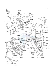 KAF 620 S [MULE 4010 TRANS4X4 HARDWOODS GREEN HD] (S9F-SAF) S9F drawing GEAR BOX