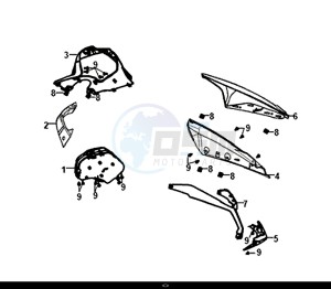 JET 14 (45 KM/H) (XC05W1-EU) (E4) (L8-M0) drawing METER WIND SCREEN