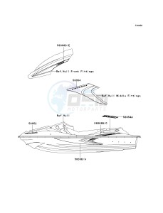 JT 1500 A [STX-15F] (A6F-A9F) A8F drawing DECALS-- BLUE- --- A8F- -