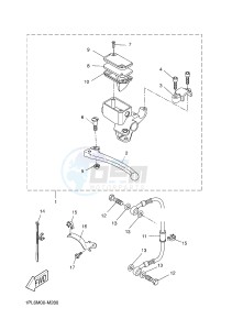 NS50N NITRO NAKED (1PL7 1PL7) drawing REAR MASTER CYLINDER