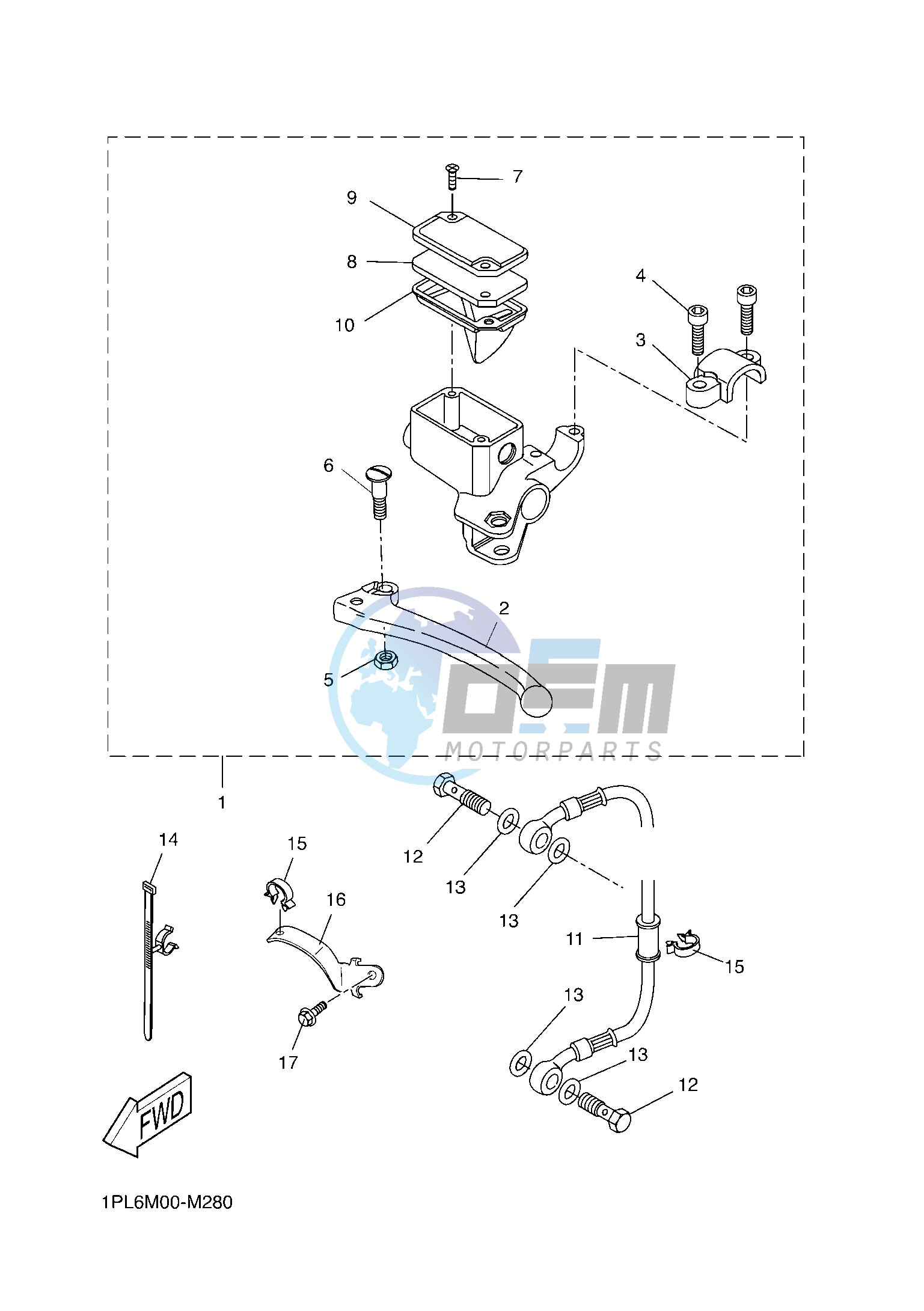 REAR MASTER CYLINDER